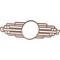Ekena Millwork Elizabeth Wood Fretwork Prcd Ceiling Medallion, Walnut, 30"W x 15"H x 8 1/4"IW x 14 1/4"IH x 1/4"T CMWP30X15X0250EBWA - alternate 2